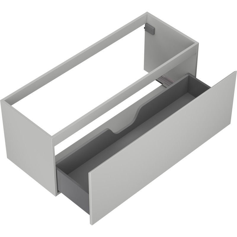 Mexen Orio vannitoa kapp valamu alla 120 cm, 1 sahtel, hall matt - 91A10-12047-1-BF62