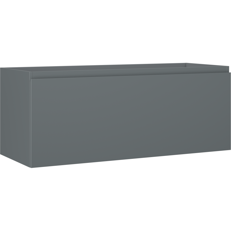 Mexen Orio Badezimmerunterschrank 120 cm, 1 Schublade, Graphit Matt - 91A10-12047-1-BF66