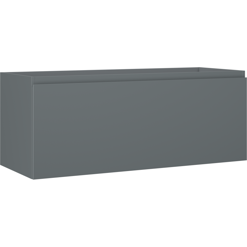 Mexen Orio szafka łazienkowa podumywalkowa 120 cm, 1 szuflada, grafit mat - 91A10-12047-1-BF66