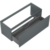 Mexen Orio Badezimmerunterschrank 120 cm, 1 Schublade, Graphit Matt - 91A10-12047-1-BF66