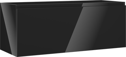 Mexen Orio badkamerkast onder de wastafel 120 cm, 1 lade, zwart glanzend - 91A10-12047-1-BF70