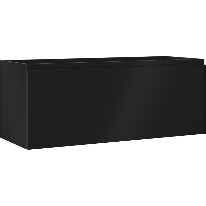 Mexen Orio meuble de salle de bain sous-lavabo 120 cm, 1 tiroir, noir mat - 91A10-12047-1-BF71