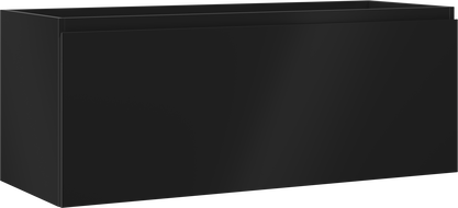 Mexen Orio badrumsskåp under tvättställ 120 cm, 1 låda, svart matt - 91A10-12047-1-BF71