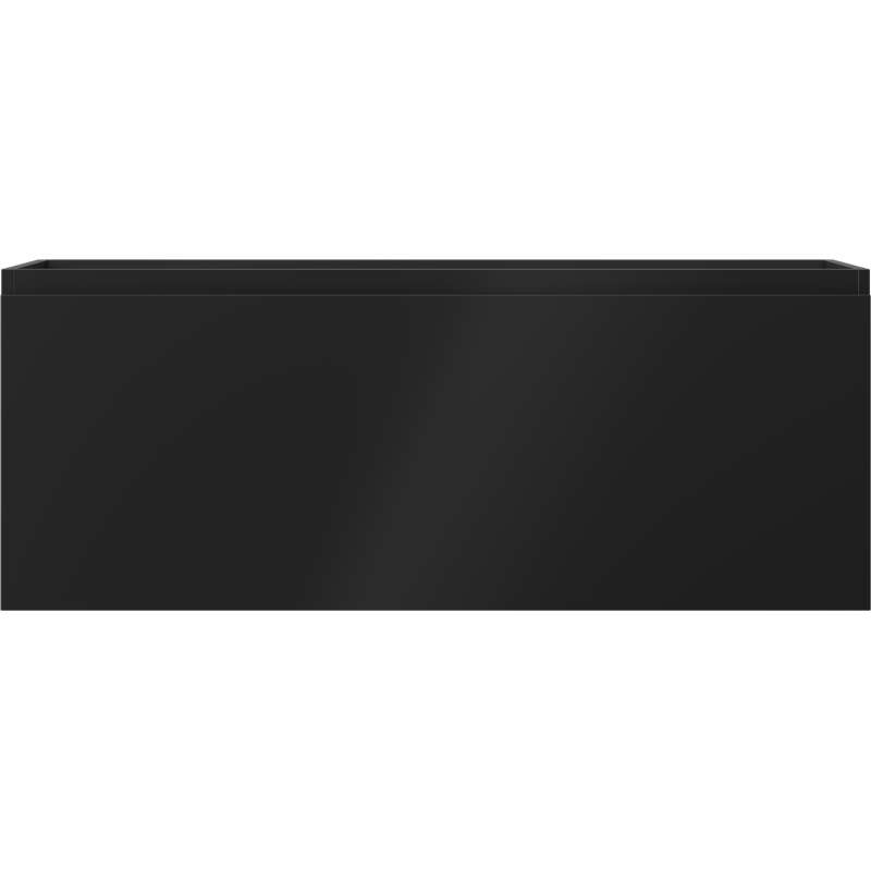 Mexen Orio meuble de salle de bain sous-lavabo 120 cm, 1 tiroir, noir mat - 91A10-12047-1-BF71