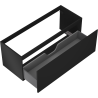Mexen Orio mobile bagno sottolavabo 120 cm, 1 cassetto, nero opaco - 91A10-12047-1-BF71
