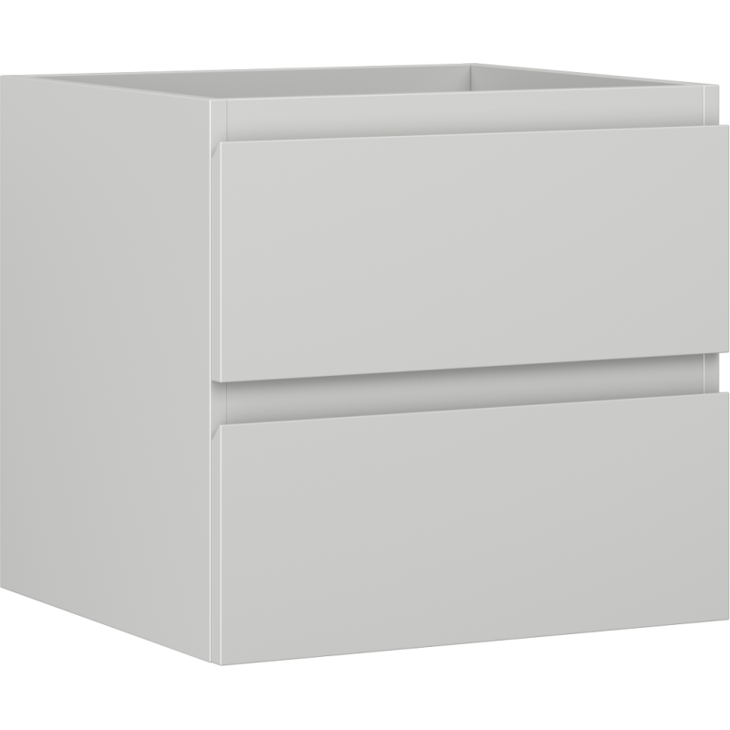 Mexen Orio mobile da bagno sospeso 50 cm, 2 cassetti, grigio opaco - 91A10-05047-2-BFF62