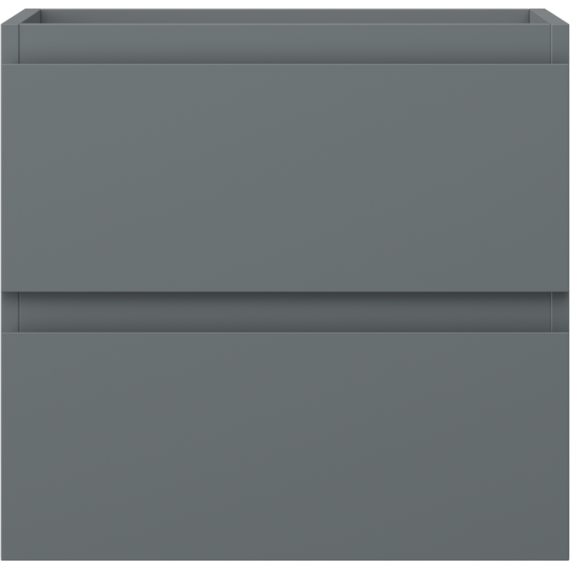 Mexen Orio Badezimmerschrank 50 cm, 2 Schubladen, Graphit Matt - 91A10-05047-2-BFF66