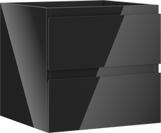 Mexen Orio Badezimmer-Unterschrank 50 cm, 2 Schubladen, schwarz glänzend - 91A10-05047-2-BFF70