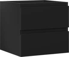 Mexen Orio mueble de baño bajo lavabo 50 cm, 2 cajones, negro mate - 91A10-05047-2-BFF71