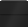 Mexen Orio mueble de baño bajo lavabo 50 cm, 2 cajones, negro mate - 91A10-05047-2-BFF71