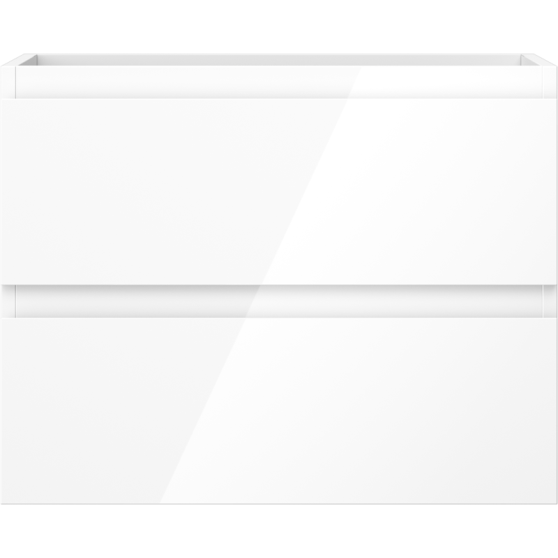 Mexen Orio meuble-lavabo salle de bain 60 cm, 2 tiroirs, blanc brillant - 91A10-06047-2-BFF00