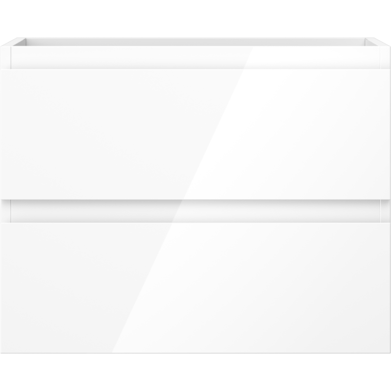 Mexen Orio mobile da bagno sotto lavabo 60 cm, 2 cassetti, bianco lucido - 91A10-06047-2-BFF00