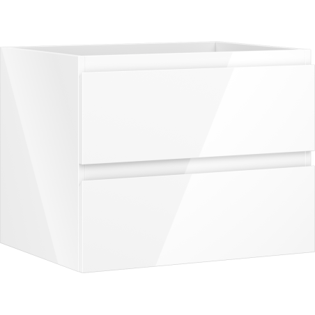 Mexen Orio meuble de salle de bain sous lavabo 60 cm, 2 tiroirs, blanc brillant - 91A10-06047-2-BFF00