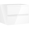 Mexen Orio badkamerkast onder de wastafel 60 cm, 2 lades, glanzend wit - 91A10-06047-2-BFF00