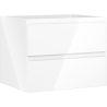 Mexen Orio mobile da bagno sotto lavabo 60 cm, 2 cassetti, bianco lucido - 91A10-06047-2-BFF00