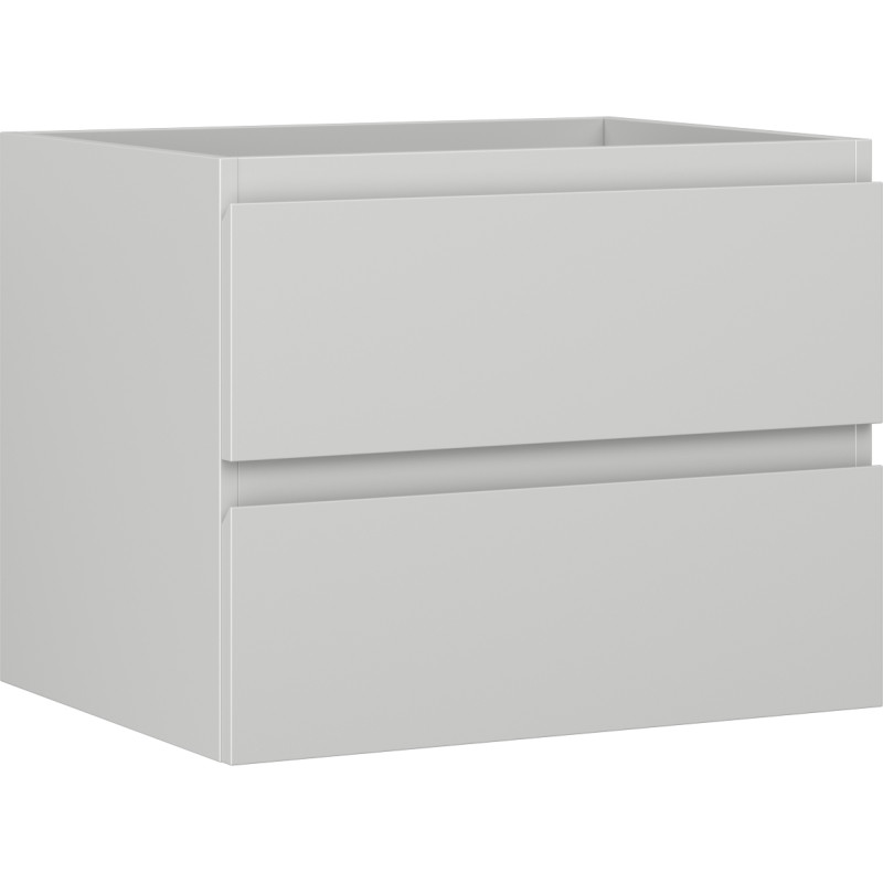 Mexen Orio vannitoakapp kraanikausi alla 60 cm, 2 sahtlit, hall matt - 91A10-06047-2-BFF62
