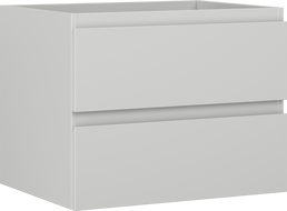 Mexen Orio Badezimmerunterschrank 60 cm, 2 Schubladen, grau matt - 91A10-06047-2-BFF62