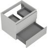 Mexen Orio Badezimmer-Unterschrank 60 cm, 2 Schubladen, Grau matt - 91A10-06047-2-BFF62
