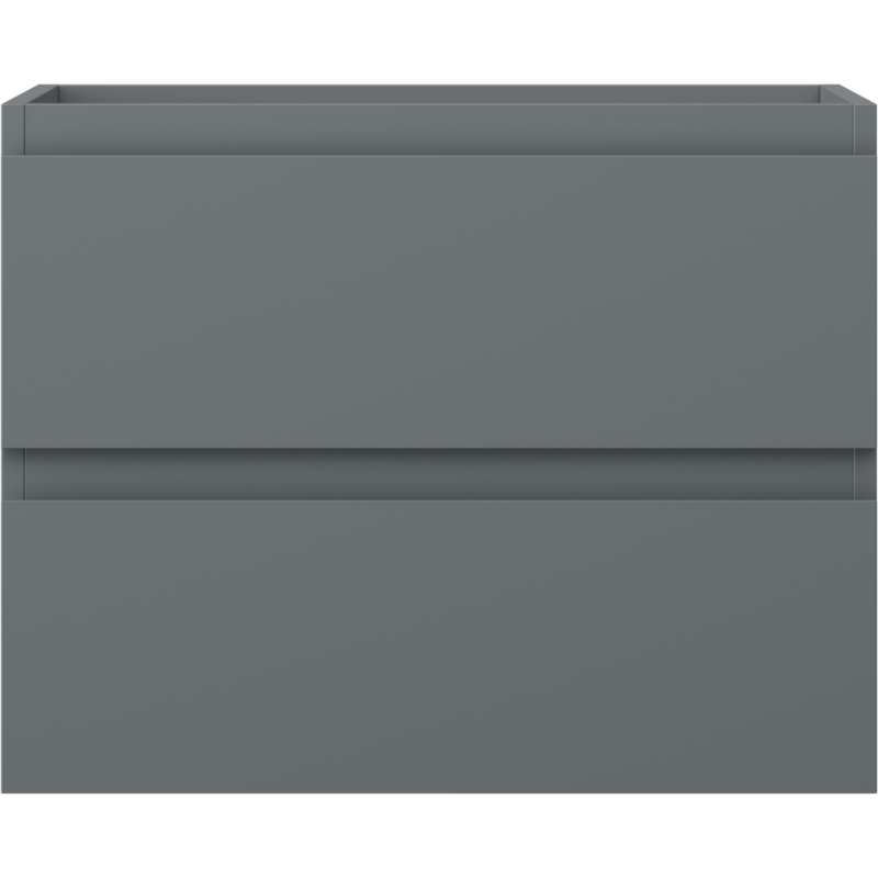 Mexen Orio meuble de salle de bain sous-lavabo 60 cm, 2 tiroirs, graphite mat - 91A10-06047-2-BFF66