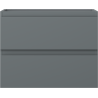Mexen Orio badkamerkast onder wastafel 60 cm, 2 laden, grafiet mat - 91A10-06047-2-BFF66