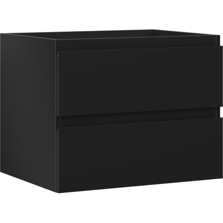 Mexen Orio Badezimmerschrank unter dem Waschbecken 60 cm, 2 Schubladen, schwarz matt - 91A10-06047-2-BFF71