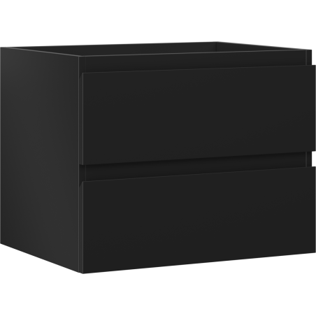 Mexen Orio mobile bagno sottolavabo 60 cm, 2 cassetti, nero opaco - 91A10-06047-2-BFF71