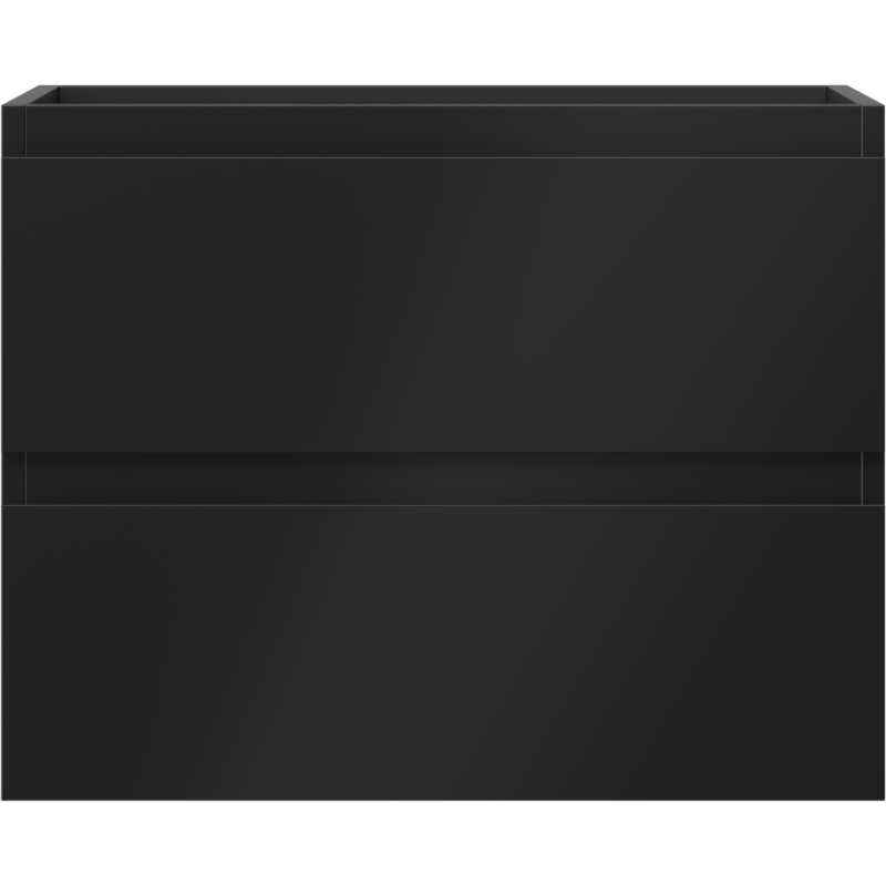 Mexen Orio bathroom cabinet under-sink 60 cm, 2 drawers, black matte - 91A10-06047-2-BFF71