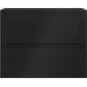 Mexen Orio Badezimmerunterschrank 60 cm, 2 Schubladen, schwarz matt - 91A10-06047-2-BFF71