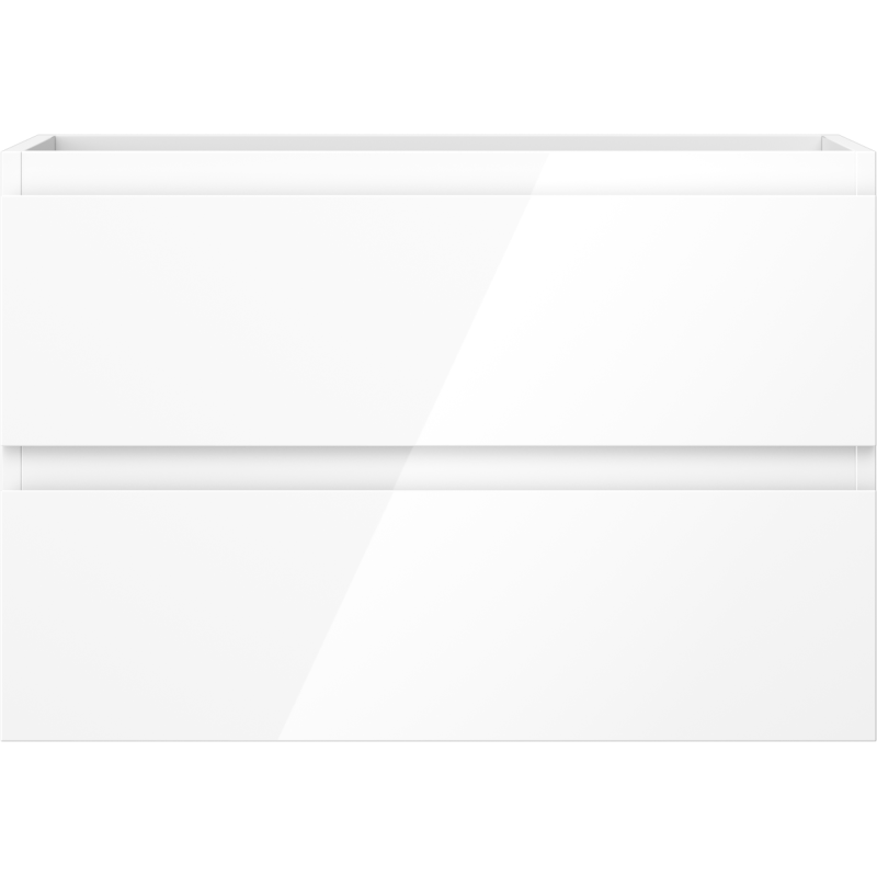 Mexen Orio badkamerkastje voor onder de wastafel 70 cm, 2 lades, wit glans - 91A10-07047-2-BFF00