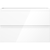 Mexen Orio meuble de salle de bains sous lavabo 70 cm, 2 tiroirs, blanc brillant - 91A10-07047-2-BFF00