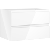 Mexen Orio mueble de baño bajo lavabo 70 cm, 2 cajones, blanco brillo - 91A10-07047-2-BFF00