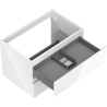 Mexen Orio meuble de salle de bains sous lavabo 70 cm, 2 tiroirs, blanc brillant - 91A10-07047-2-BFF00