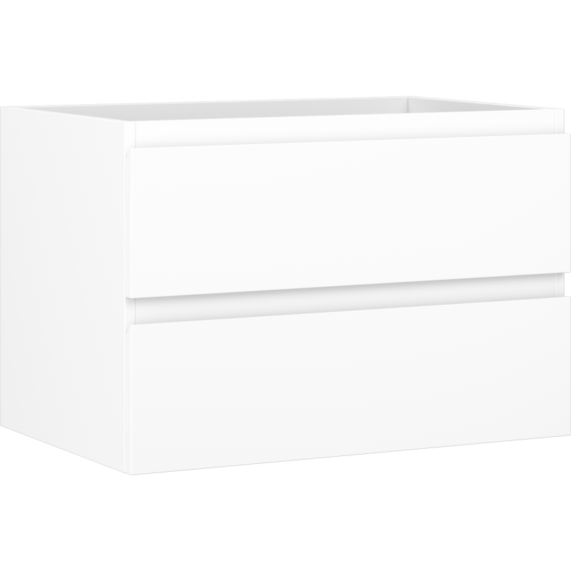 Mexen Orio 70 cm bathroom cabinet, 2 drawers, white matte - 91A10-07047-2-BFF01