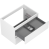 Mexen Orio bathroom cabinet under sink 70 cm, 2 drawers, white matte - 91A10-07047-2-BFF01