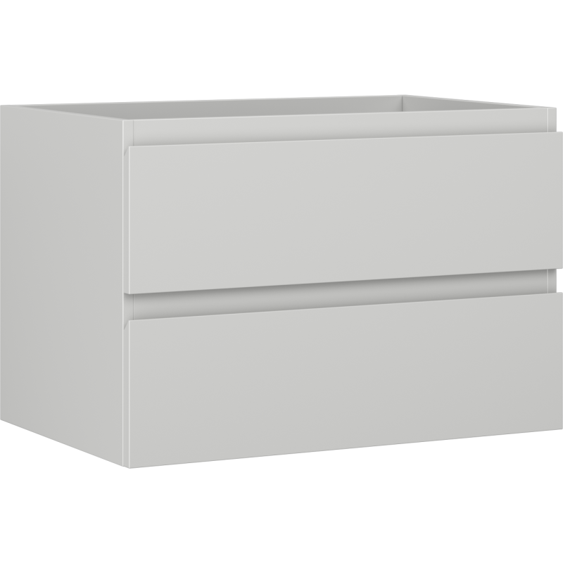 Mexen Orio armario de baño para lavabo de 70 cm, 2 cajones, gris mate - 91A10-07047-2-BFF62