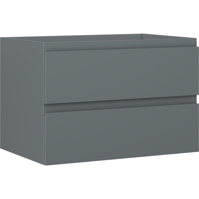 Mexen Orio szafka łazienkowa podumywalkowa 70 cm, 2 szuflady, grafit mat  - 91A10-07047-2-BFF66
