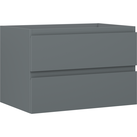 Mexen Orio Badezimmer-Unterschrank 70 cm, 2 Schubladen, Graphit Matt - 91A10-07047-2-BFF66
