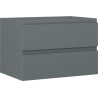 Mexen Orio Badezimmer-Unterschrank 70 cm, 2 Schubladen, Graphit Matt - 91A10-07047-2-BFF66