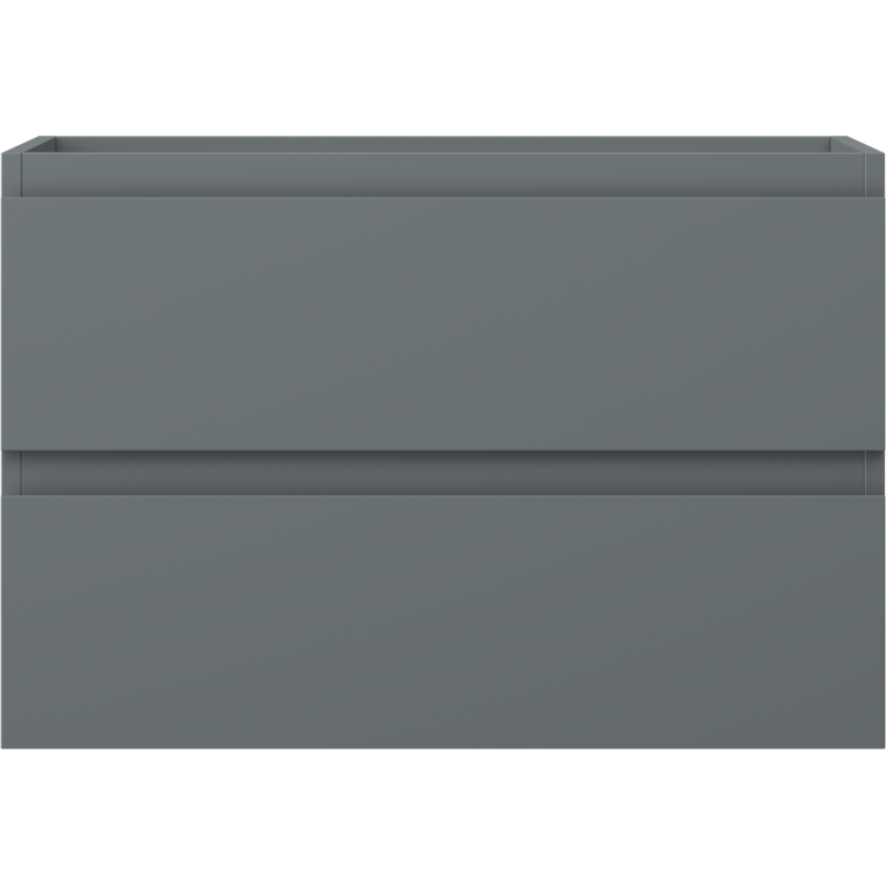 Mexen Orio bathroom cabinet under sink 70 cm, 2 drawers, matte graphite - 91A10-07047-2-BFF66