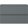 Mexen Orio Badezimmer-Unterschrank 70 cm, 2 Schubladen, Graphit Matt - 91A10-07047-2-BFF66