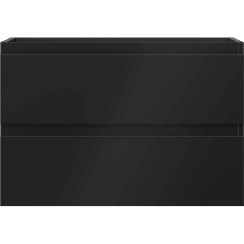 Mexen Orio Badezimmerschrank unter Waschbecken 70 cm, 2 Schubladen, schwarz matt - 91A10-07047-2-BFF71
