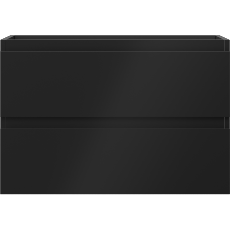 Mexen Orio meuble de salle de bain sous-lavabo 70 cm, 2 tiroirs, noir mat - 91A10-07047-2-BFF71
