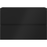 Mexen Orio mobiletto da bagno sottolavabo 70 cm, 2 cassetti, nero opaco - 91A10-07047-2-BFF71