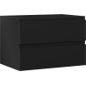 Mexen Orio meuble de salle de bain sous-lavabo 70 cm, 2 tiroirs, noir mat - 91A10-07047-2-BFF71