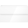 Mexen Orio meuble de salle de bain sous-lavabo 80 cm, 2 tiroirs, blanc brillant - 91A10-08047-2-BFF00