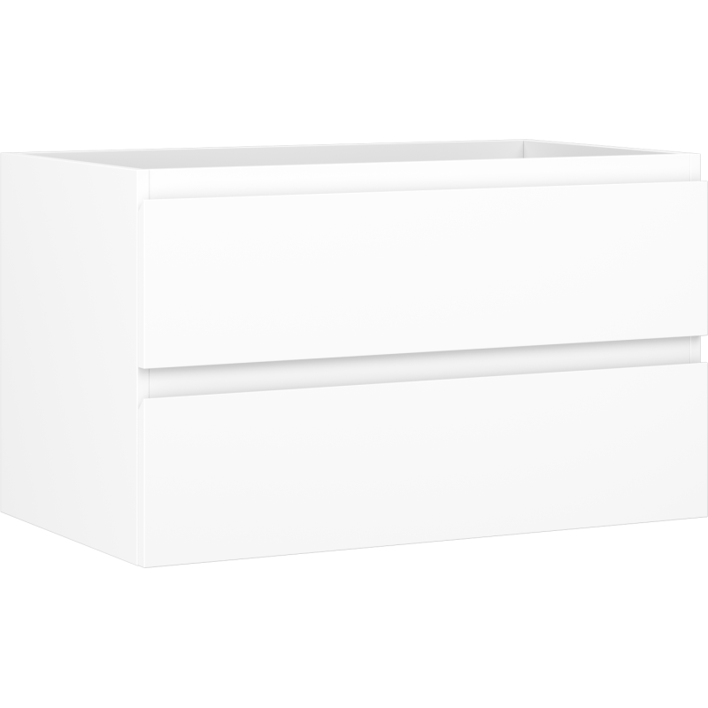 Mexen Orio Badezimmerschrank für Waschbecken 80 cm, 2 Schubladen, weiß matt - 91A10-08047-2-BFF01