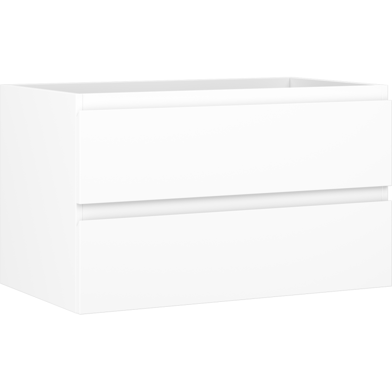 Mexen Orio meuble de salle de bain sous lavabo 80 cm, 2 tiroirs, blanc mat - 91A10-08047-2-BFF01