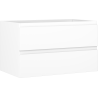 Mexen Orio 80 cm Under-Sink Bathroom Cabinet, 2 Drawers, Matte White - 91A10-08047-2-BFF01