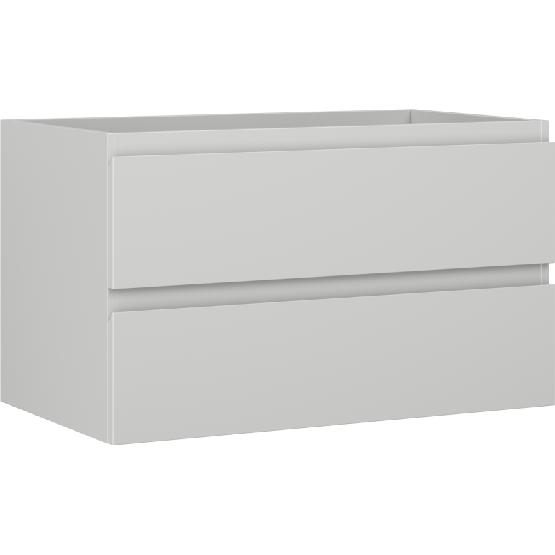 Mexen Orio Badezimmerschrank unter dem Waschbecken 80 cm, 2 Schubladen, grau matt - 91A10-08047-2-BFF62