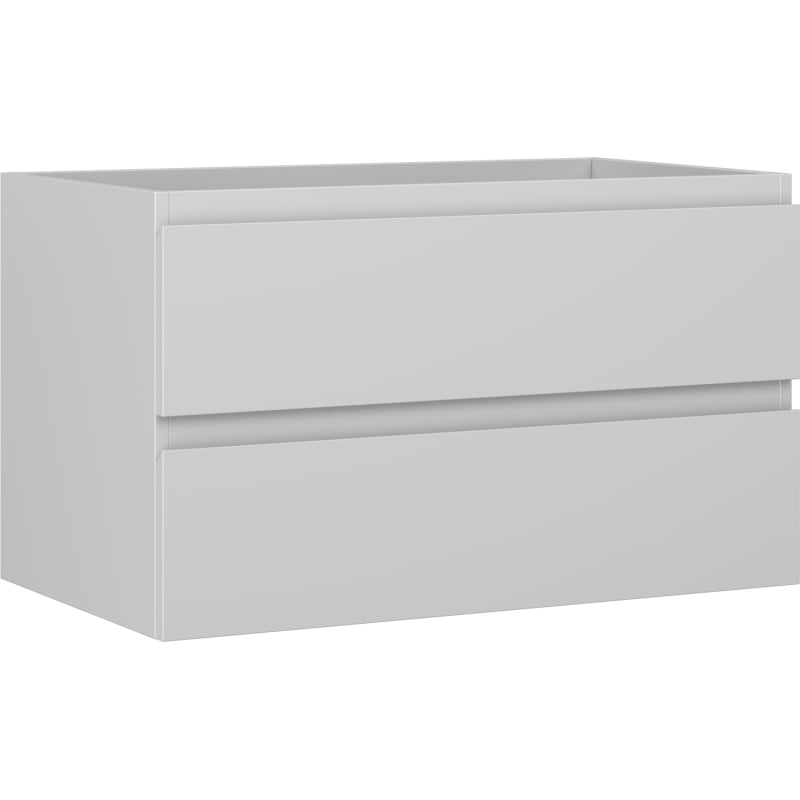 Mexen Orio vannitoakapp valamu alla 80 cm, 2 sahtlit, hall matt - 91A10-08047-2-BFF62